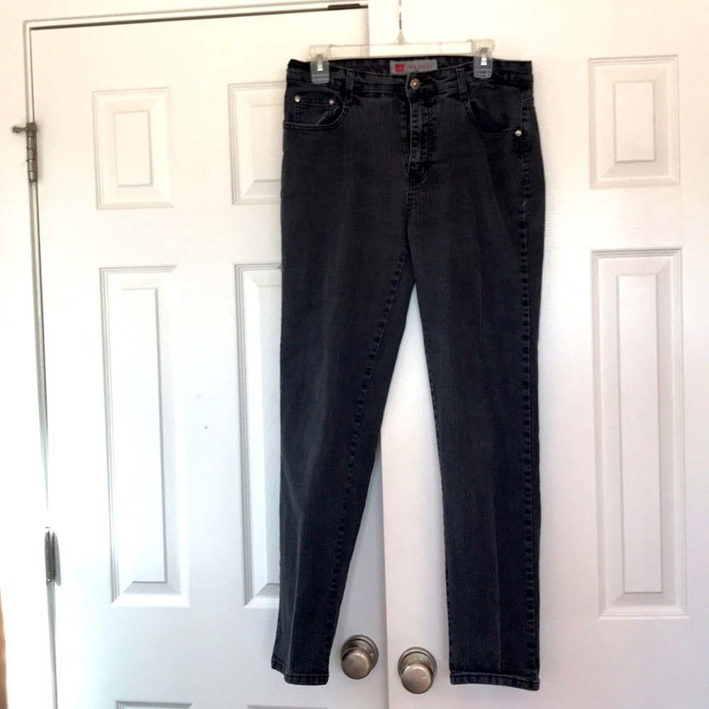 Ladies black COS Jeans denim size 10 stretch